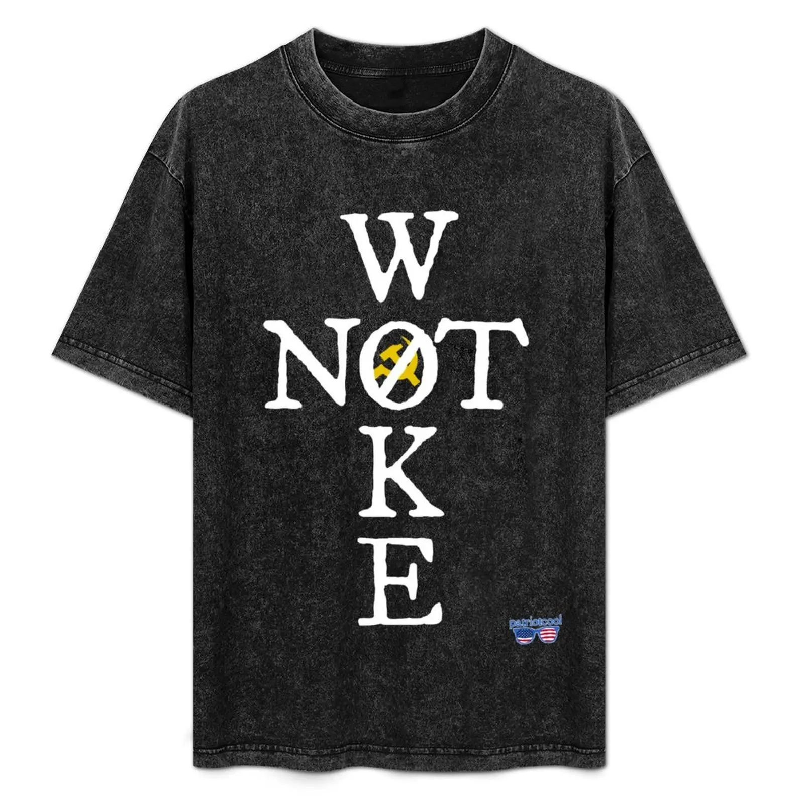 

Not Woke T-Shirt Daily Wear Plain Short Sleeve Shirt