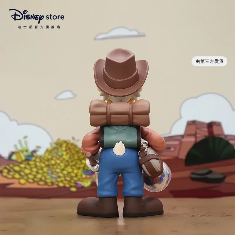 Disney Official Explorer Scrooge Trendy Play Collection Handmade Bedroom Office Desktop Decoration Birthday Gift Gk Statue