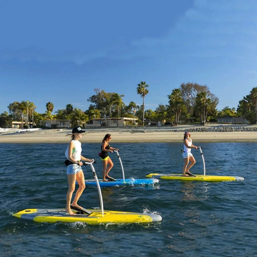 Tabla de surf para deportes al aire libre, juego de agua, pedal de bicicleta de agua