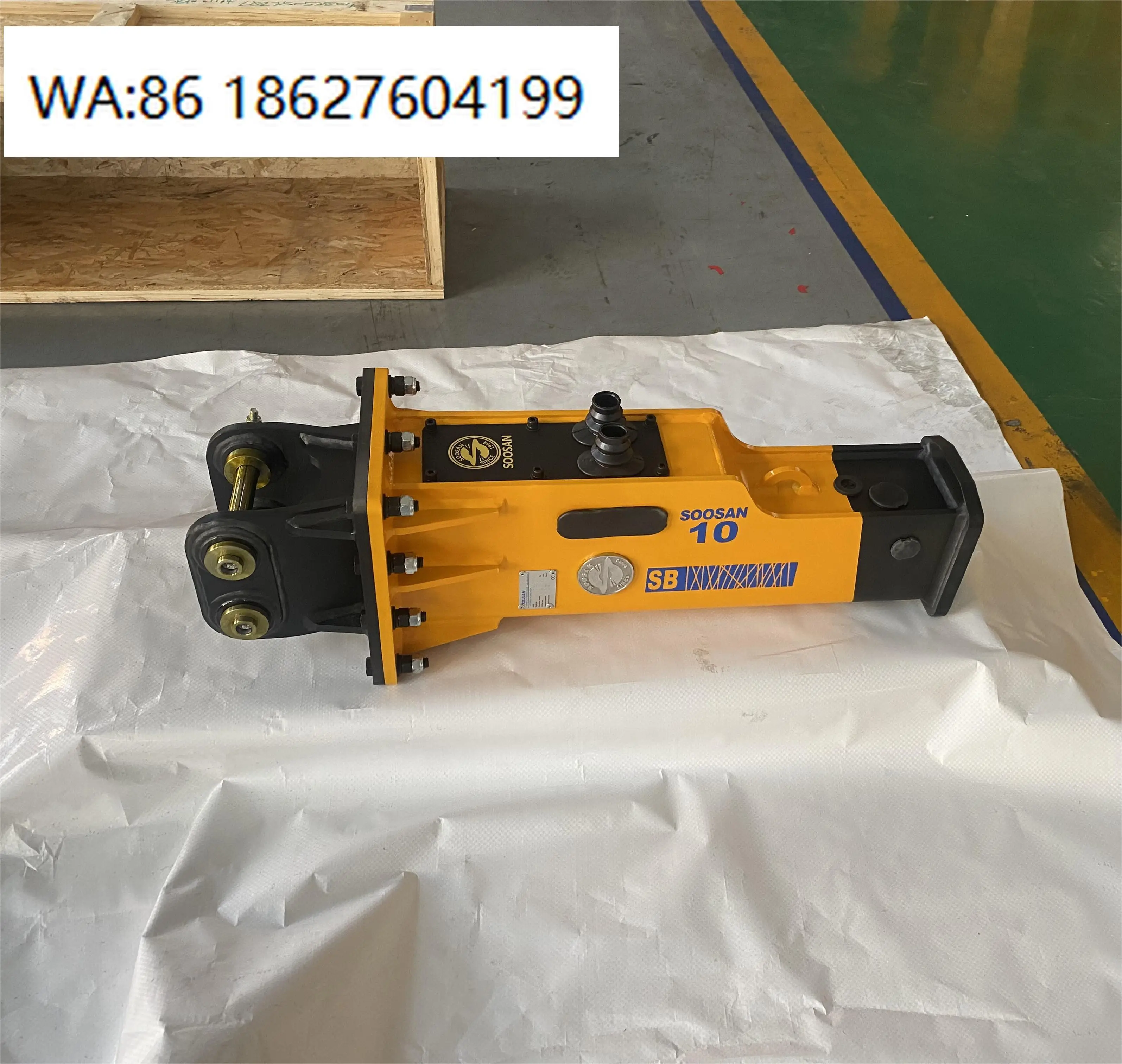 Box Type Hydraulic Breaker Hammer 40mm Chisels for 0.8-2.5 Tons Mini Excavators Skid Steer