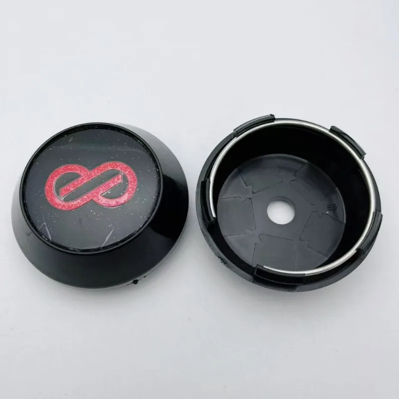4 Stück 60 mm 64 mm 65 mm 68 mm 69 mm ENKEI Logo Emblem Abzeichen Auto Radnabenkappen Rad Radkappen Nabenabdeckung Hohe Kappe Autozubehör – Detail 10