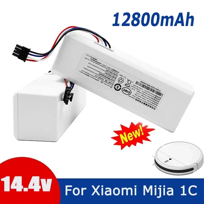 

14.4V 12800Mah P1904-4S1P-MM Battery for Xiaomi Mijia 1C STYTJ01ZHM Robot Vacuum Mop Cleaner Accessories Parts Original