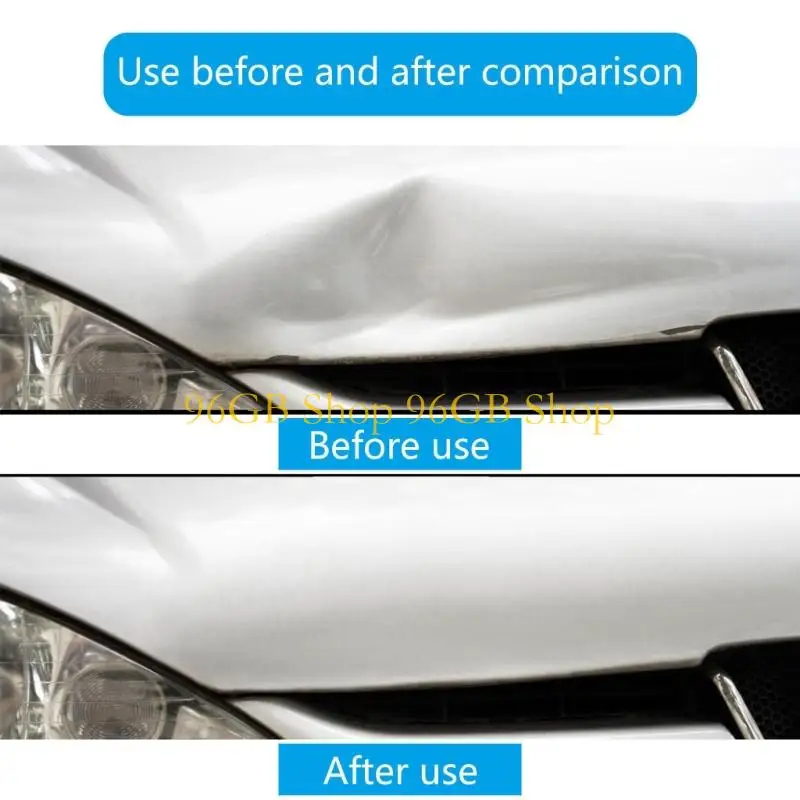 96GB Upgrades Stainless Steel Spring Shock Absorbing Dents Puller Tool with Ergonomic Handle for Car & Motorcycle Body Repair