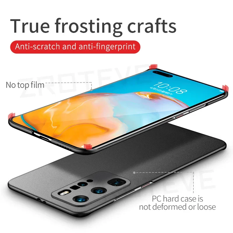 P40 Pro Case Zroteve Slim Matte Hard PC Cover For Huawei P40 Pro Plus P20 P30 Lite P30Lite P30Pro P20Pro P20Lite P40Pro Cases
