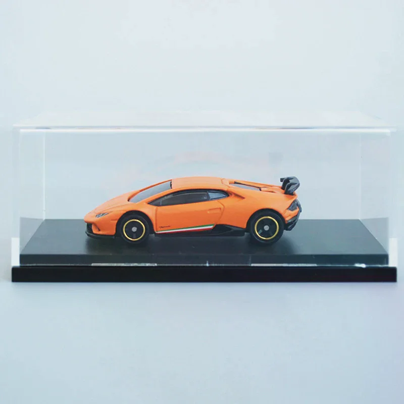 1PC 1/64 1pc 1/64 Gift Acrylic Display Case Fit Mini Size Dust Proof Clear Box Cabinet Action Figures