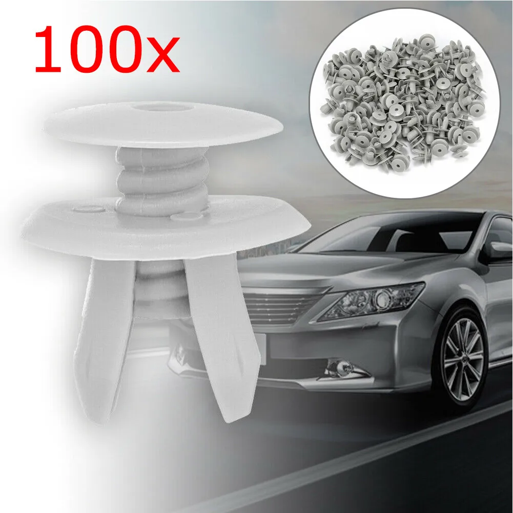 100x Fastening Clips Interior Trim Panel Fixing Clip For Transporter T4 T5 Interior Paneling 701867299 Car Accessories