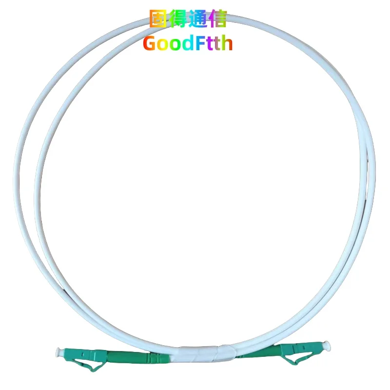 

Armored Patch Cord LC/APC-LC/APC LC-LC APC SM Simplex 1Core White Cable GoodFtth