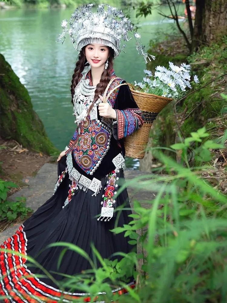 

New ethnic costume heavy embroidery set style full for women