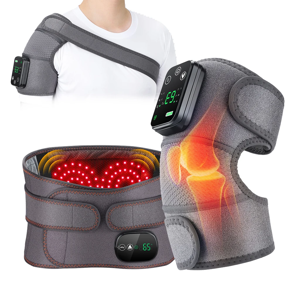 

Electric Massager for Shoulder/Knee/Waist Thermal Physiotherapy Brace Uterine Warming Belt Cordless Massage Machine Dropship