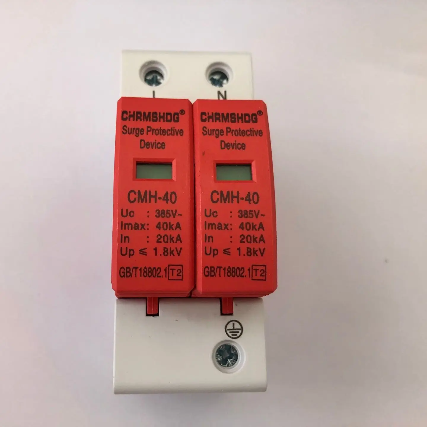 SPD Din Rail Surge protector power 2P lightning arrester household AC100-380V surge switch 10-20KA 20-40KA 30-60KA 40-80KA