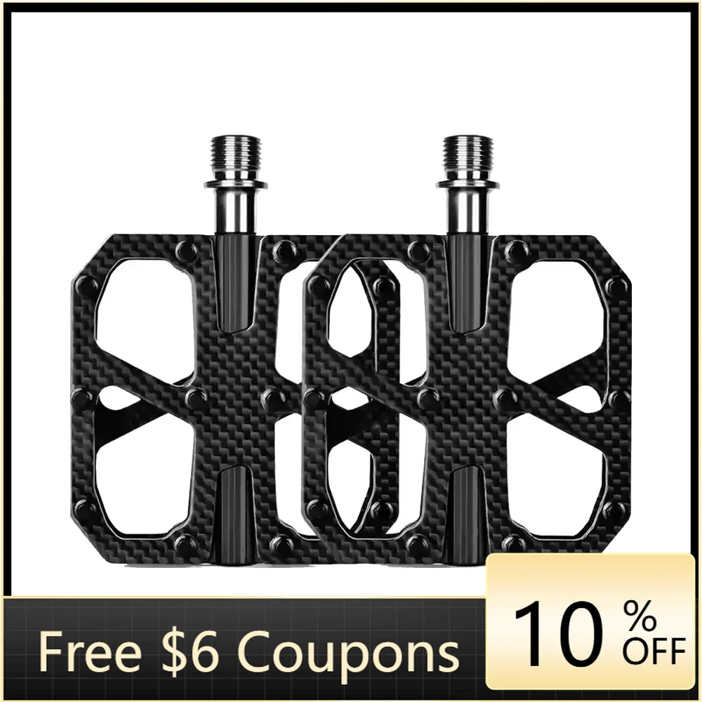 

STLF Factory Customized Carbon Fiber Bicycle Pedals, High Strength, Non-slip Mountain Bike Pedals, Road Bike Pedals.