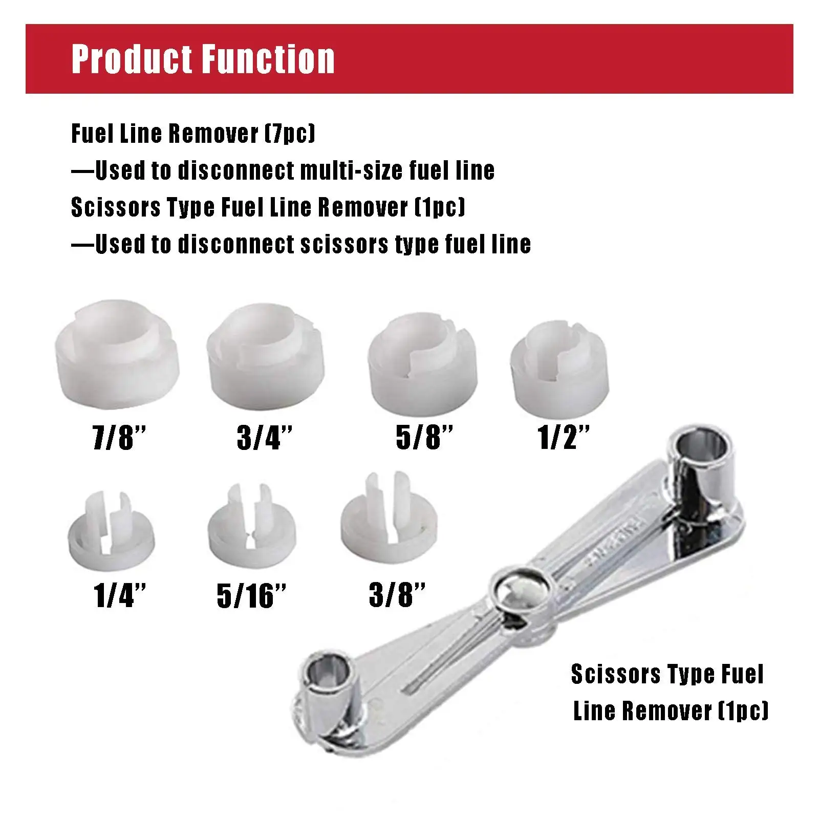 For Cars Trucks SUVs Auto Repair Tool Set Climate Control Hose Tool For Auto AC Repair Red Quick Release Design