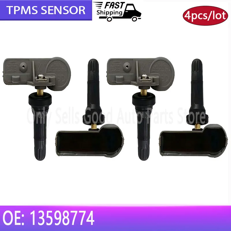 Sensor de control de presión de neumáticos TPMS 68406537AA para Dodge Grand Caravan, Journey, Challenger, Fiat 500L, 500E, 500C, Chrysler 300