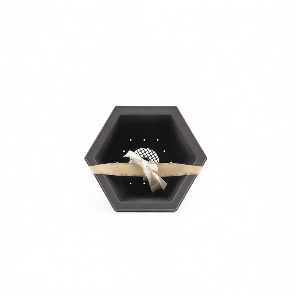 Thickened Plastic Zisha Flower Pot Hexagon Rectangle Bonsai Basin For Orchid Succulents Garden Office Decor