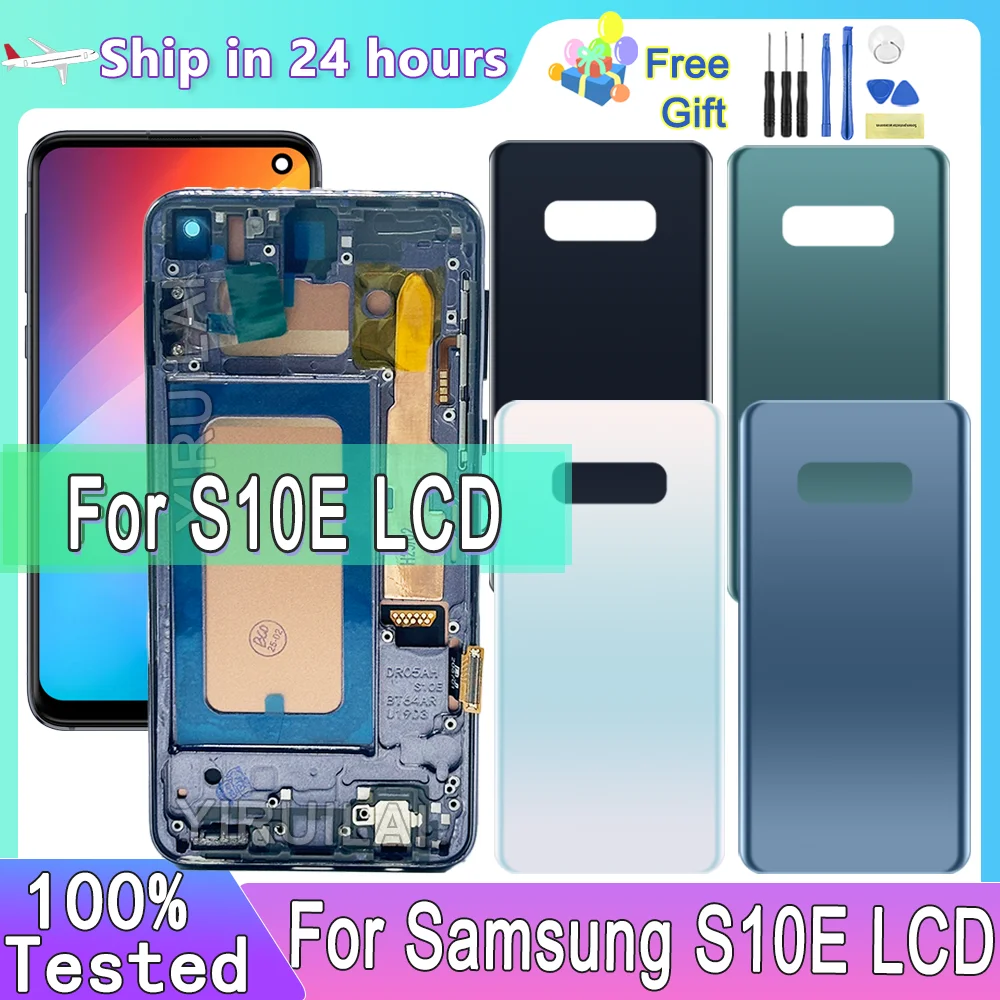 

TFT LCD For Samsung S10E With Frame Display Touch Screen For Samsung S10E G970 G970F G970U LCD Digitizer Assembly Replacement