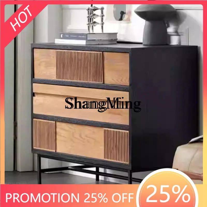 

FG antique chest, simple ash wood, entrance cabinet, living room storage, dining side, bedroom solid wood storage