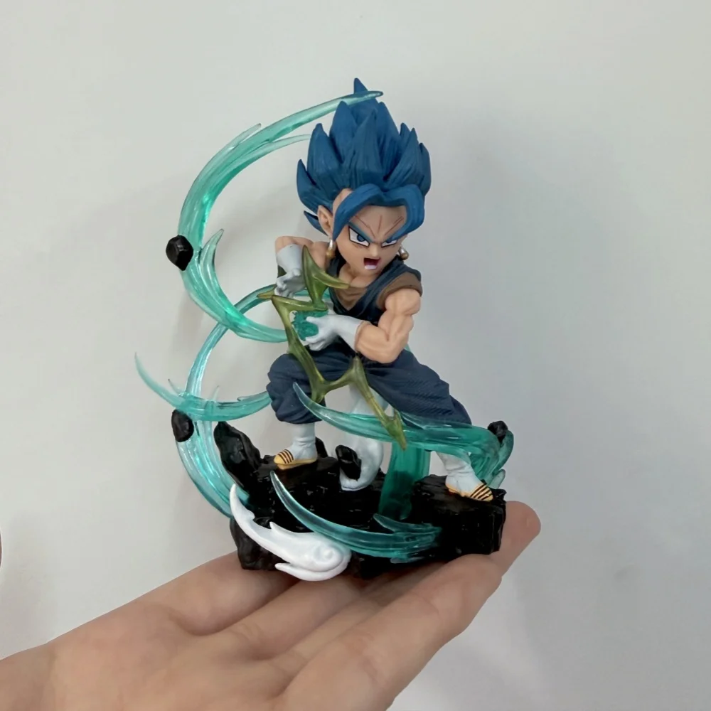 Figura de acción de Dragon Ball Z, versión Q, Vegeta, 10CM, PVC, colección de figuras, modelo de juguete para regalos infantiles