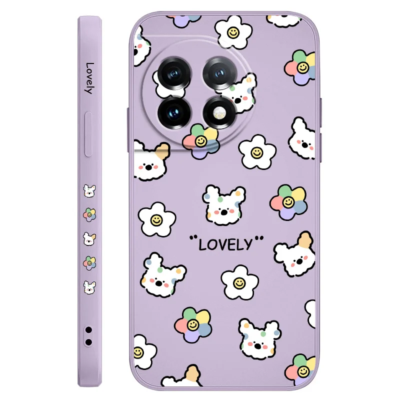 

Wave Point Dog Phone Case For Oneplus 13 13R 12 12R 11 11R 10 10R 10T 9R 9RT 9 8T 8 7 7T Pro 5G Liquid Silicone Cover