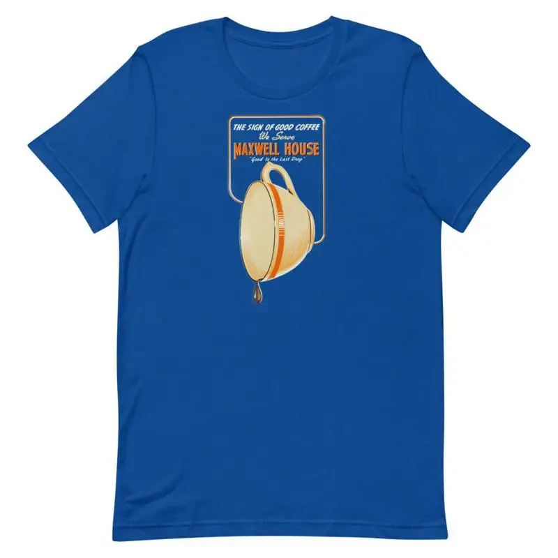 Camiseta Vintage con signo antiguo de Maxwell House Coffee para hombre