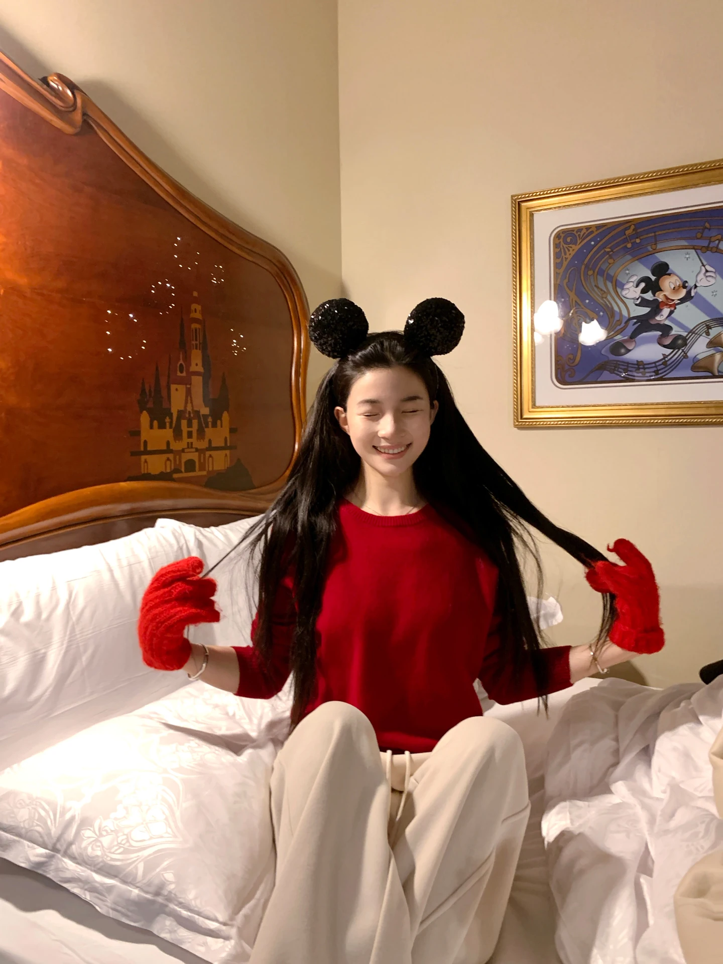 

Soft Comfortable 00% Wool round Ne Sweater Loose Slimming Color Knitted Top Women's Faion Commute Sle Winter Warmth