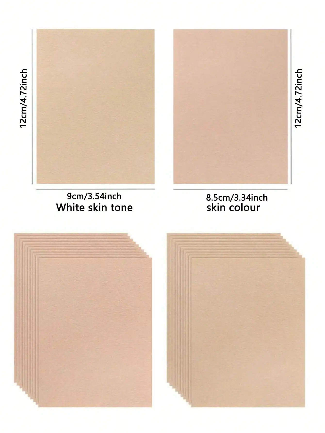1/10/30Pack Tattoo Cover up Waterproof Sweatproof Ultra-Thin for Tattoos Scars Birthmarks Light Skin Invisible Self-Adhesive Br