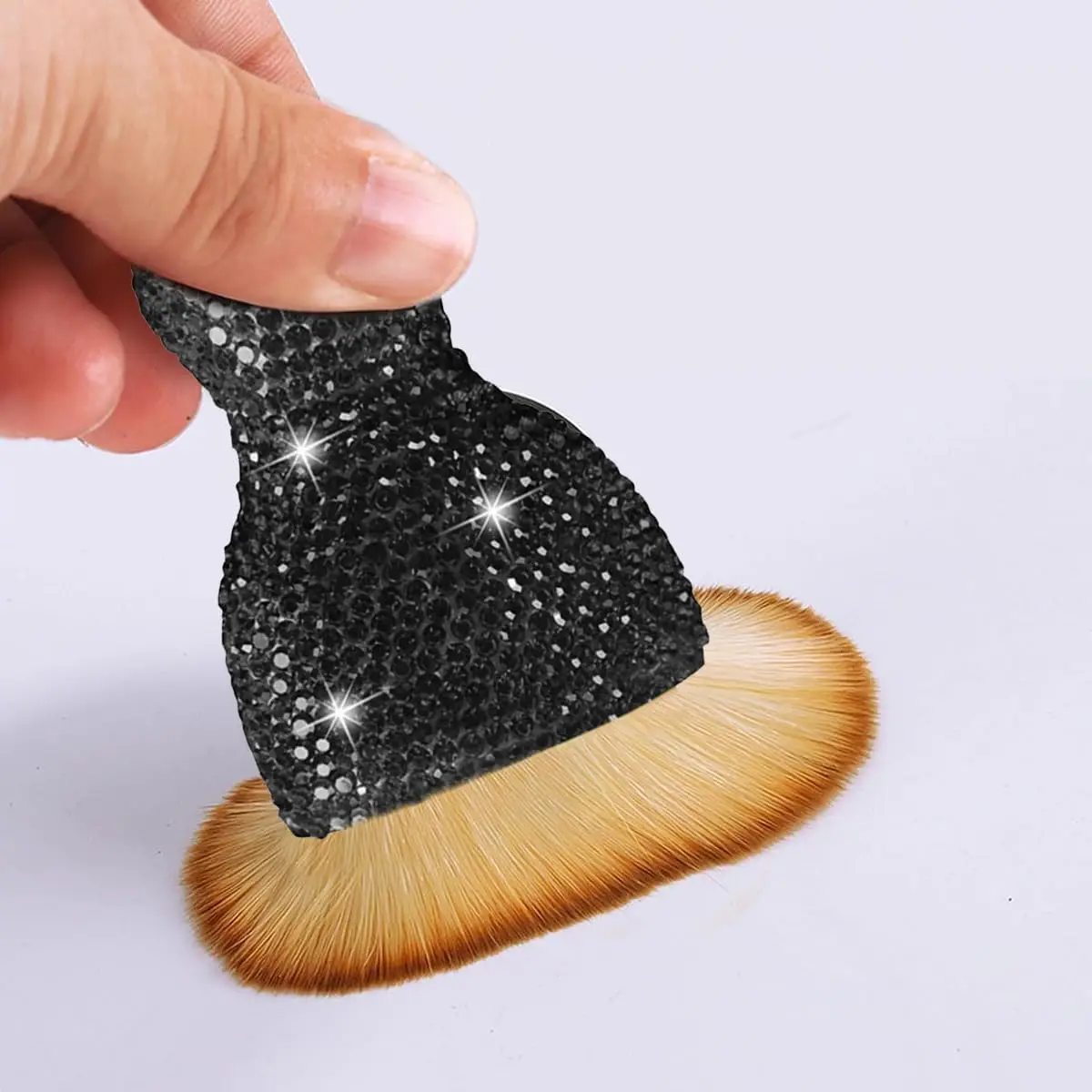 ブリンブリンインテリアダストブラシ、カーディテイリングクリーニングブラシ、ブリンブリンハンドルソフト毛ダスティングツール、車内クリーニングT