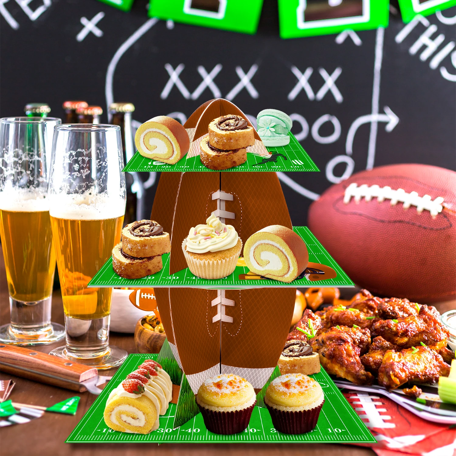 3 Katlı Futbol Kek Standı Futb - Cupcake Stand Tier incelemesi ve fiyatı