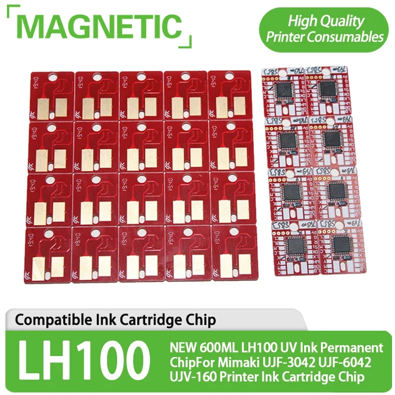 LH100 UJF6042 UJF3042 Chip Ink Cartridge Permanent Chips For Mimaki UJF 6042 UJF 3042 LH100 Spc 0597 Printer UV Ink IC Chip Part