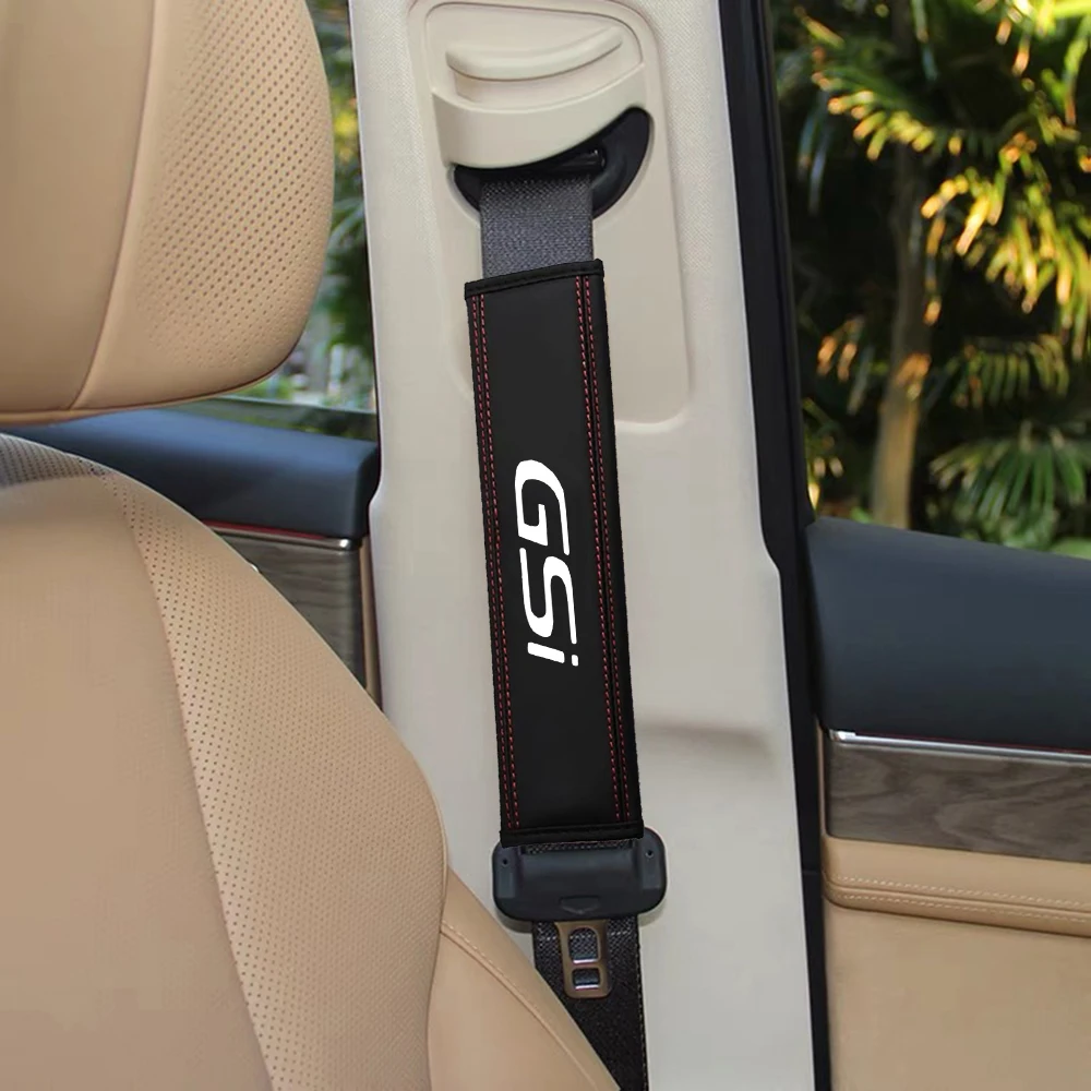 2PCS High Quality Car Seat Belt Protection Shoulder Pad Cover For Opel GSI SXI Car Styling Seat Belt Cover