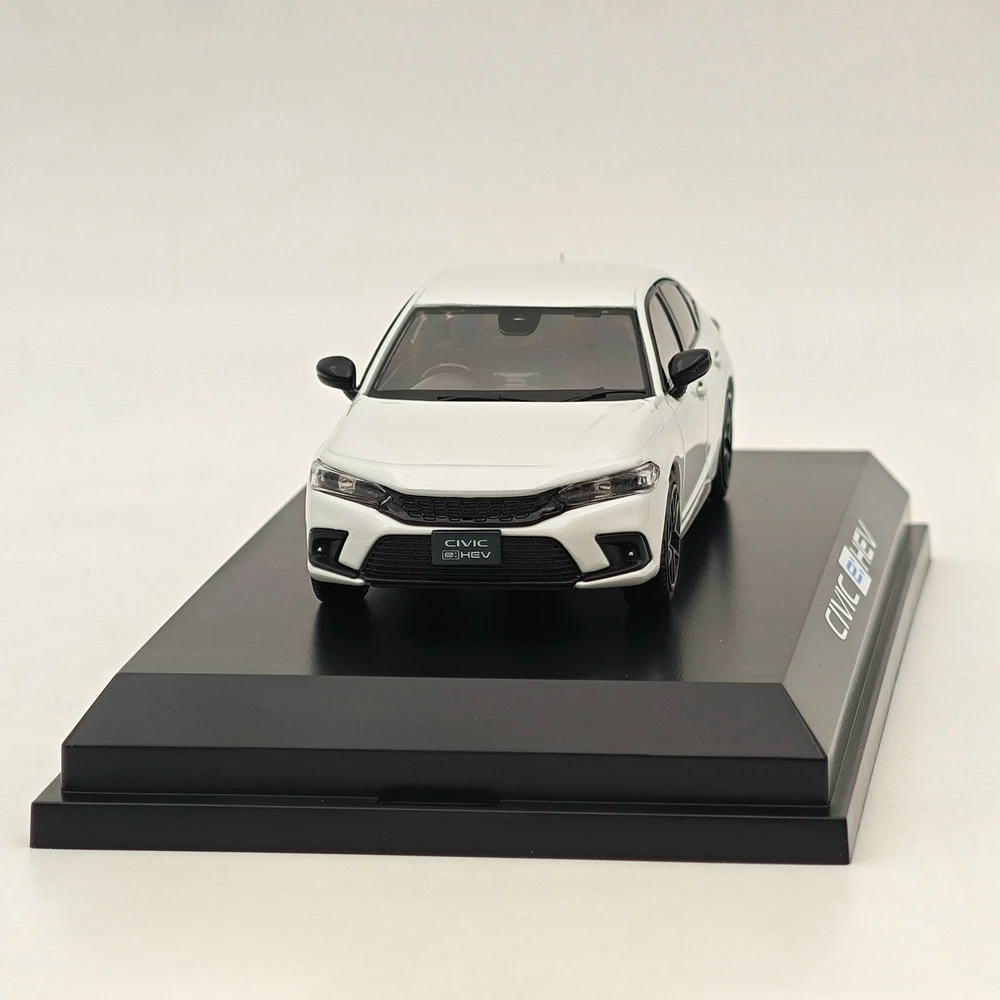 Hobby Japan 1:43 voor CIVIC (FL4) e:HEV Platinum White(P) HJ433003W Diecast Model Auto Miniatuur Limited CollectionToy voertuig
