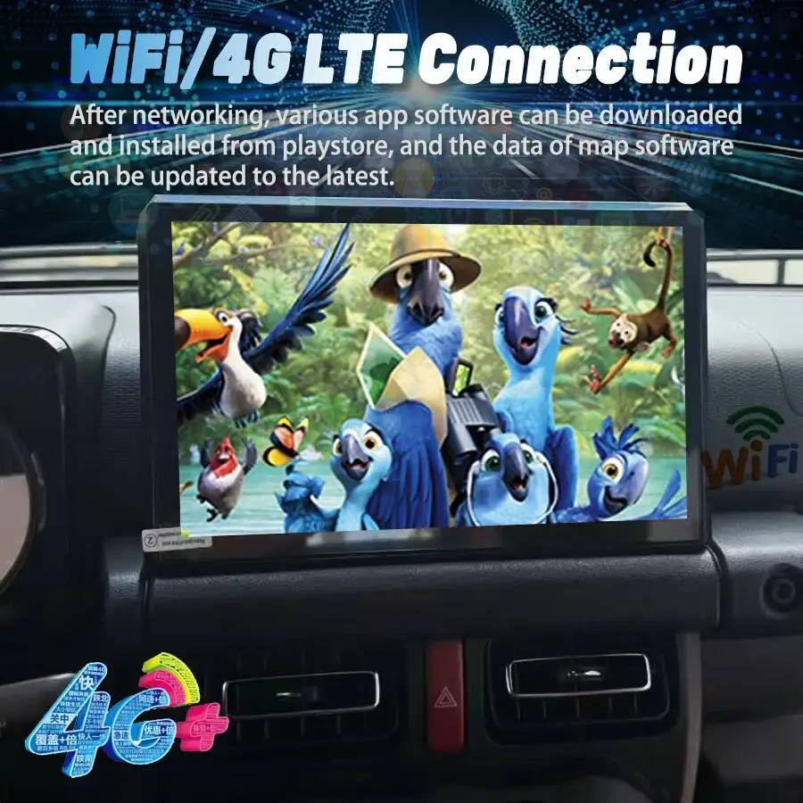 11.5“ Stereo Multimedia Car Radio For Suzuki Jimny 2019-2025 Model Android14 Screen Auto 4G WIFI Navigation GPS Player Carplay