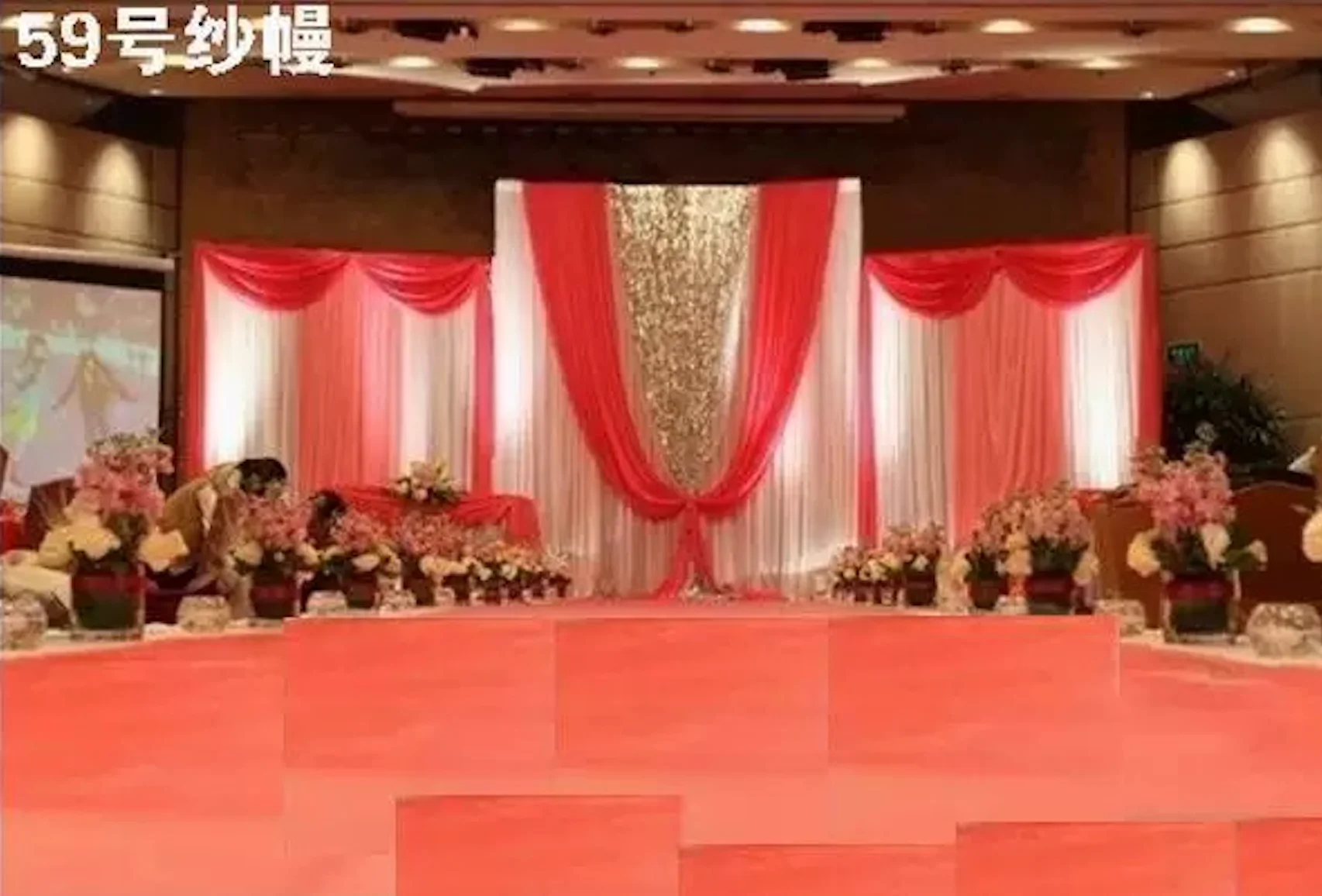 

Набор из 3 штук: белые и розовые свадебные занавески с пайетками, роскошный дизайн, шелковые шторы для декора мероприятий, вечеринок, сценического фона