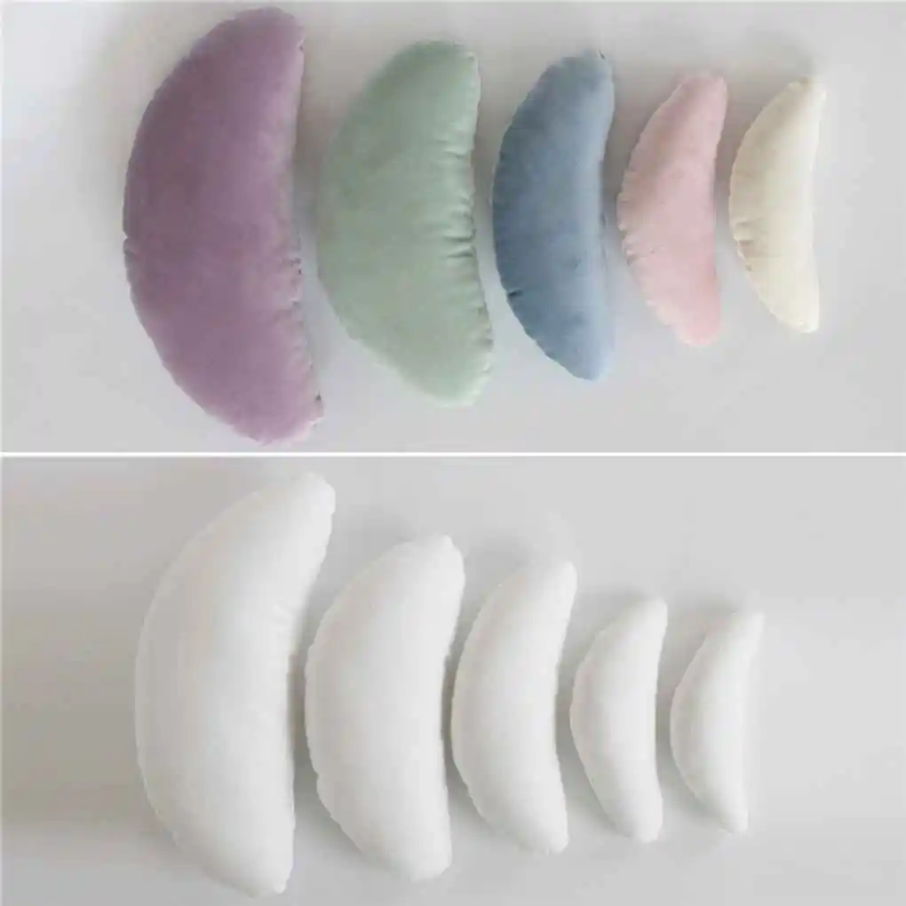 5pcs/set Newborn Posing Baby Photography Props Crescent Shape Pillows Infant Toddler Cushion