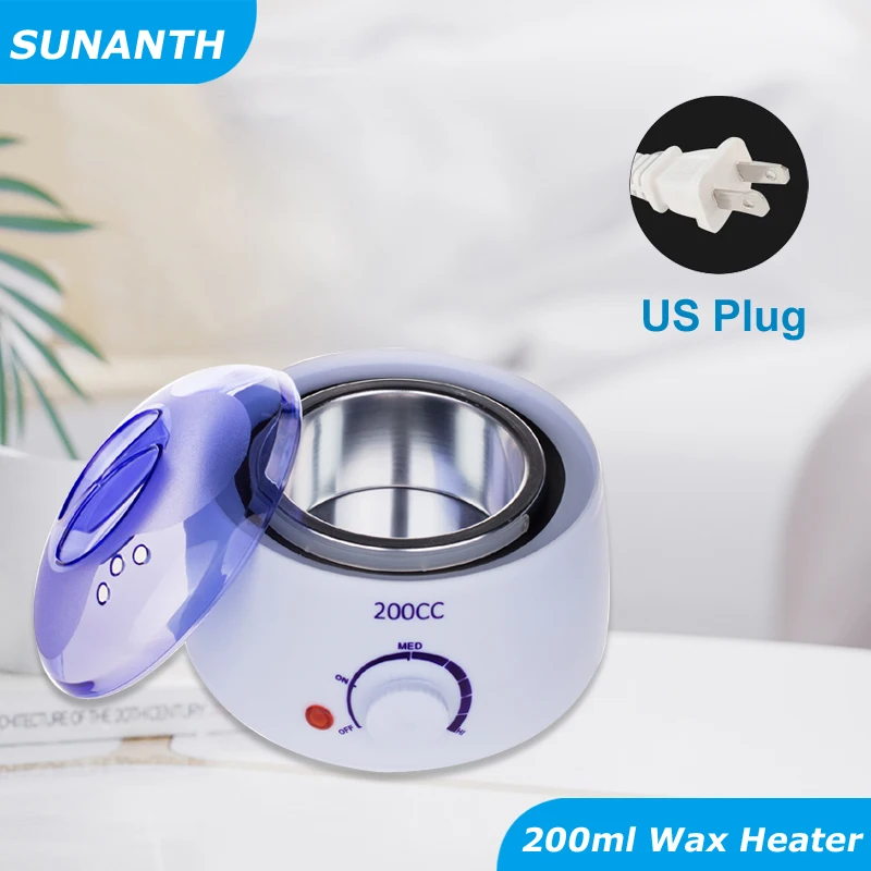 200ml Ontharing Tool Smart Warmer Wax Heater Handen Voeten Epilator Ontharingscrème Huidverzorging Paraffine Machine Kit + Wax bonen - afbeelding 1