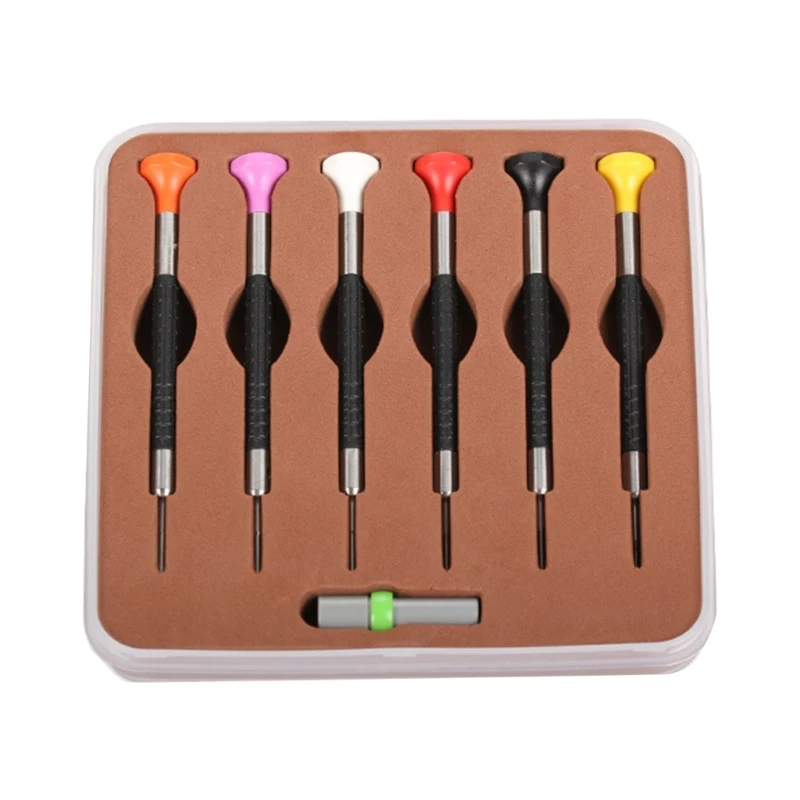 

Professional Set of 6 Screwdrivers Versatile Screwdriver for Watch Band Removal Dropship