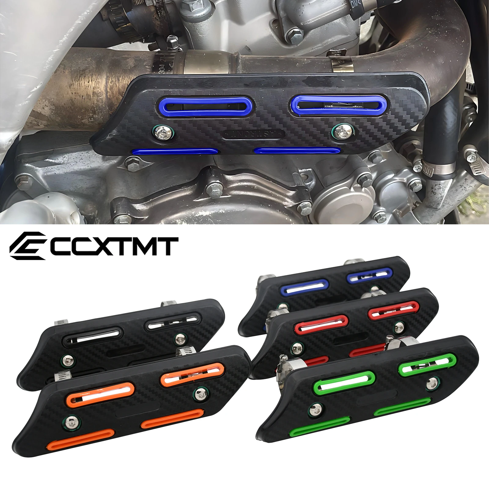 For KTM EXC250F EXC450F SXF EXCF SMR 250 350 450 500 Motorcycle Exhaust Heat Shield Guard For Sherco SEF 250R SEF 300R SEF-R 450