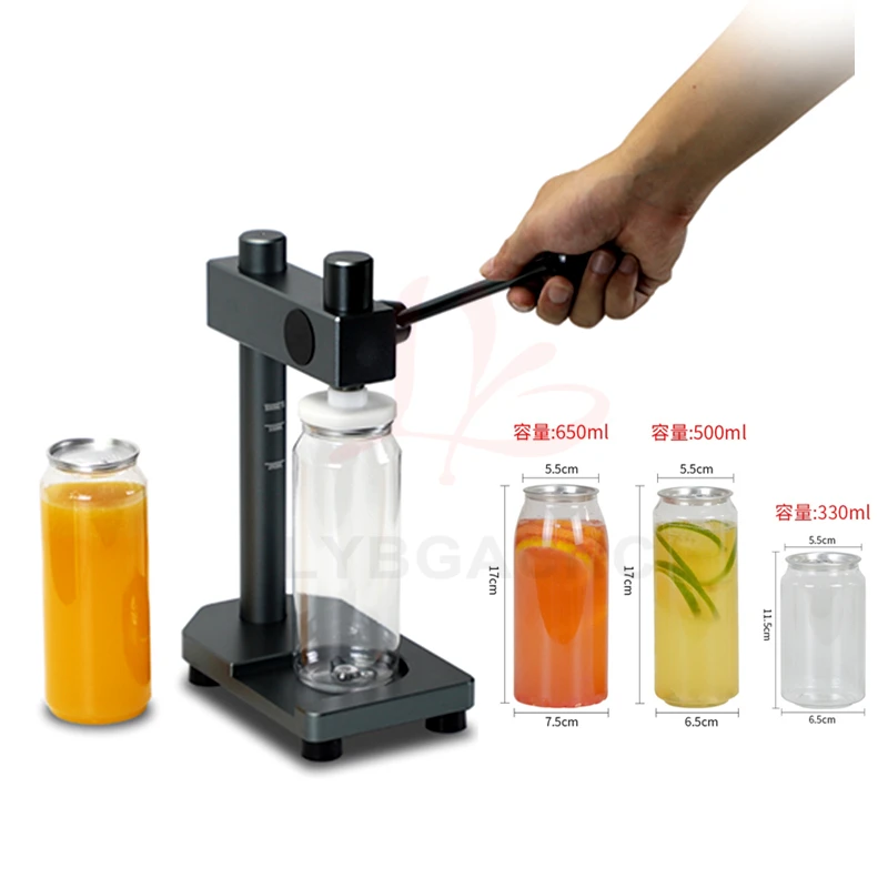 

Can Drink Sealer Capping Sealing Machine Manual Height Adjustable For EPE/SOT/SA Silent 3 Colors Optional