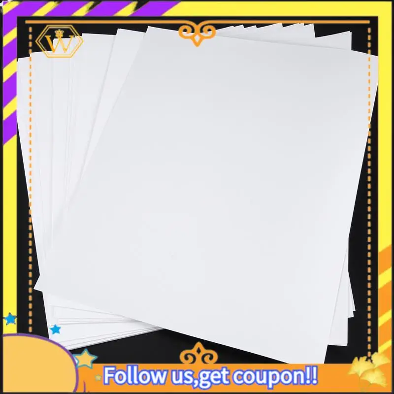 Latest-Premium Printable Waterproof Vinyl Sticker Paper For Inkjet And Printer 210X280mm 30 Sheets Matte White Decal Paper