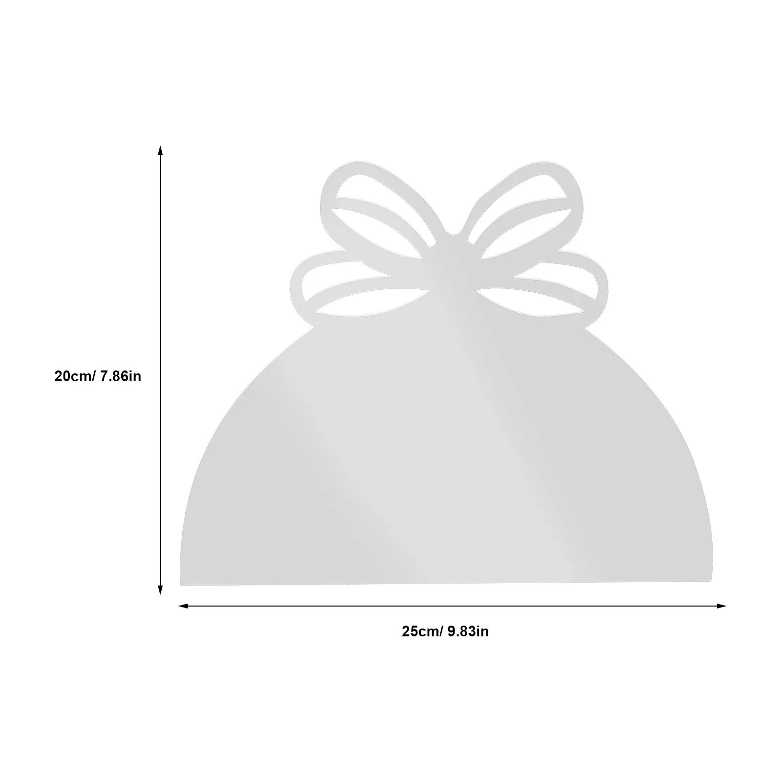 Acrylic Cutting Board Handle Template Sturdy Reusable Diy Woodworking Stencil For Charcuterie Board Making Clear Tool