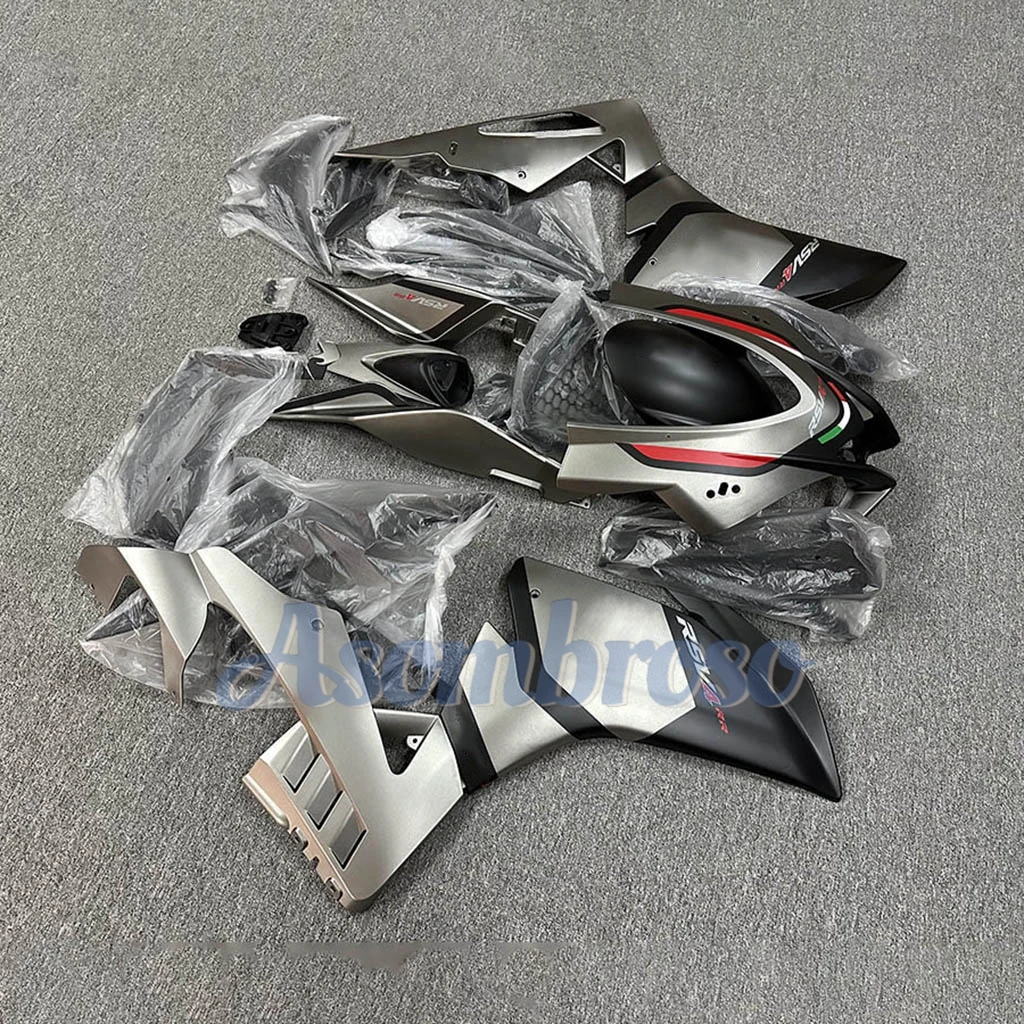 Fairing kit fit for Aprilia RSV1000 2016 2017 2018 Grey Black Fairings RSV 1000R 16-18 RSV4 Custom High Quality Bodywork