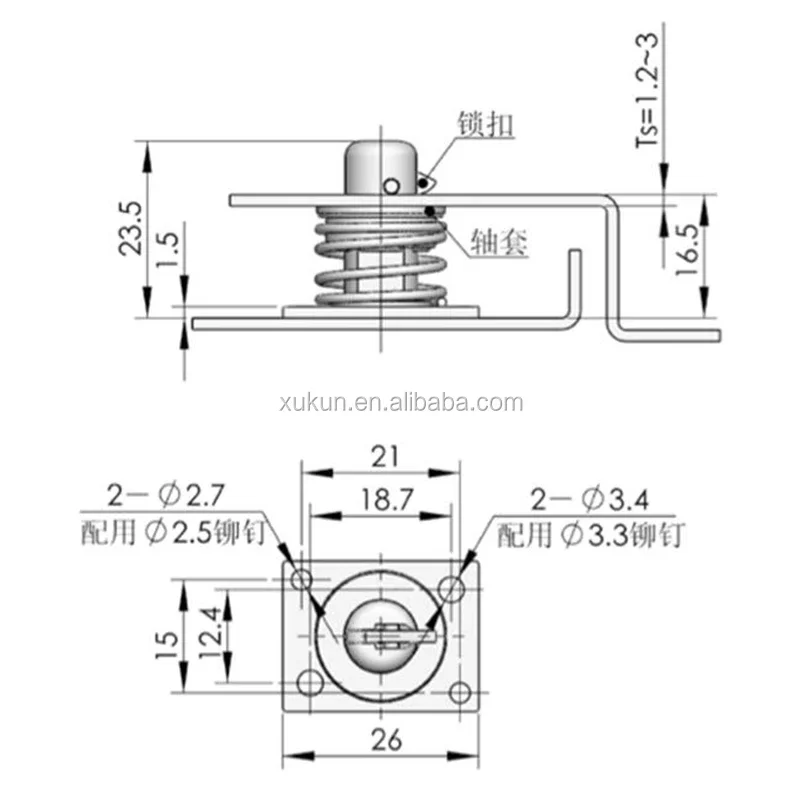Concealed Push-to-Close Latch Spring Open Small Lock Same Size A4-20-501-10 SOUTHCO  10pcs