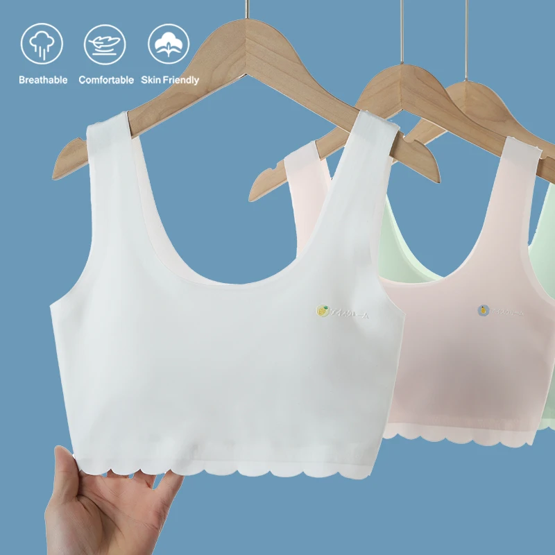 Untamed girls' underwear development period, junior high school students, high school students, girls, ice silk, big children, a