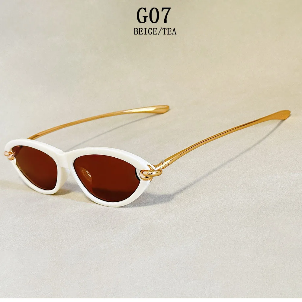 Mode Oval Sonnenbrille Frauen 2026 Luxus Vintage Neue Cat Eye Sonnenbrille Gläser Luxe Lunette Soleil Femme Lentes De Sol Mujer – Detail 9