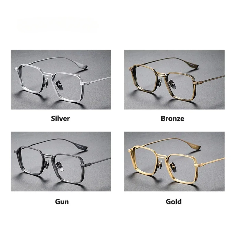 

Myopia Prescription Eye Glasses Full Metal Eyewear Fashion Pure Titanium Glasses Frame Men Women Optical Male Eyeglasses Frames
