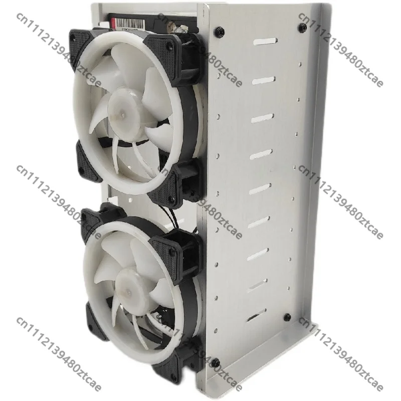 35-inch-25-inch-all-aluminum-alloy-hard-drive-bracket-cage-stackable-design-12cm-fan-mount-shock-absorbing-nail-installation
