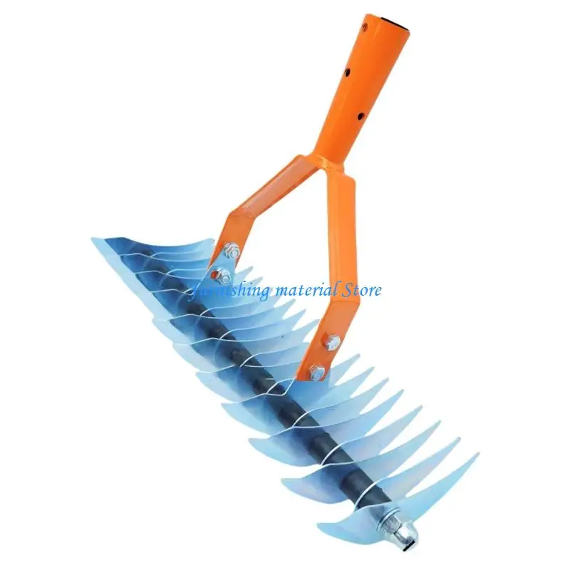 

Y5GD 4 Piece Extendable Lawn Rakes Adjustable Length 1.7M Durable Stainless Steel Head For Efficient Yard Grass Thatch Removal