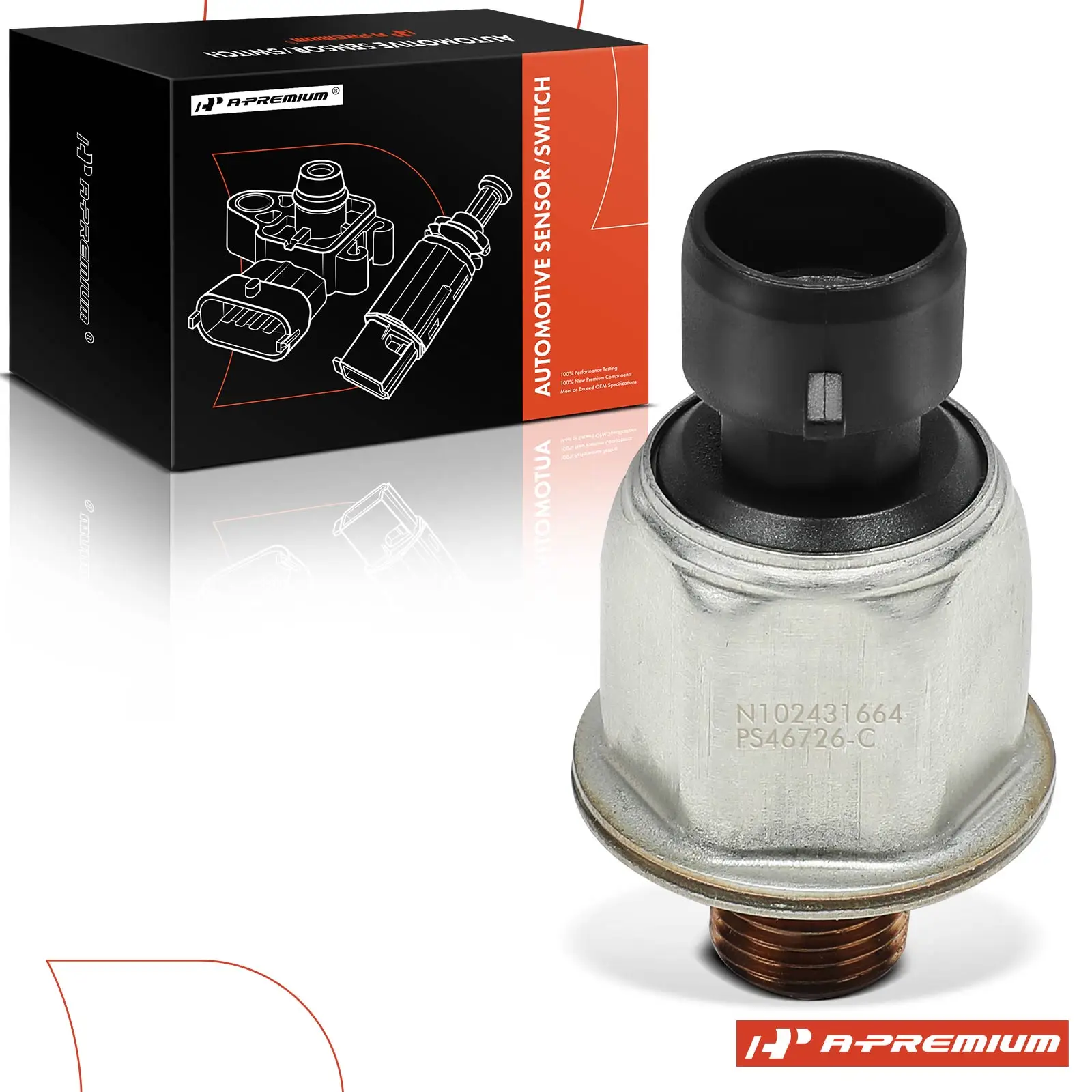 A-Premium Fuel Oil Pressure Sensor for Caterpillar CAT C7 C9 C15 MXS BXS Ford F-650 3PP6-1