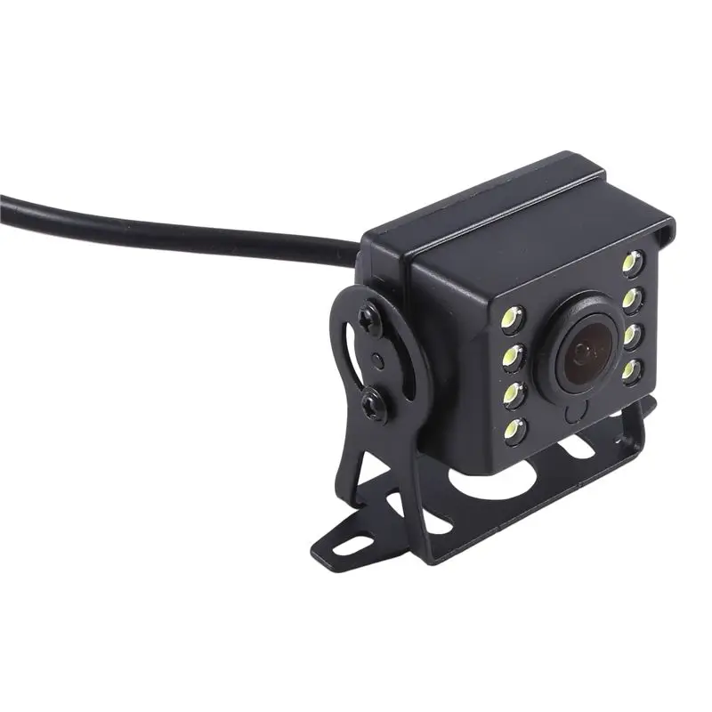 Reliable-24V Reversing Camera Reversing Image Rear Camera HD LED Night Vision Waterproof Universal Easy To Use As Shown