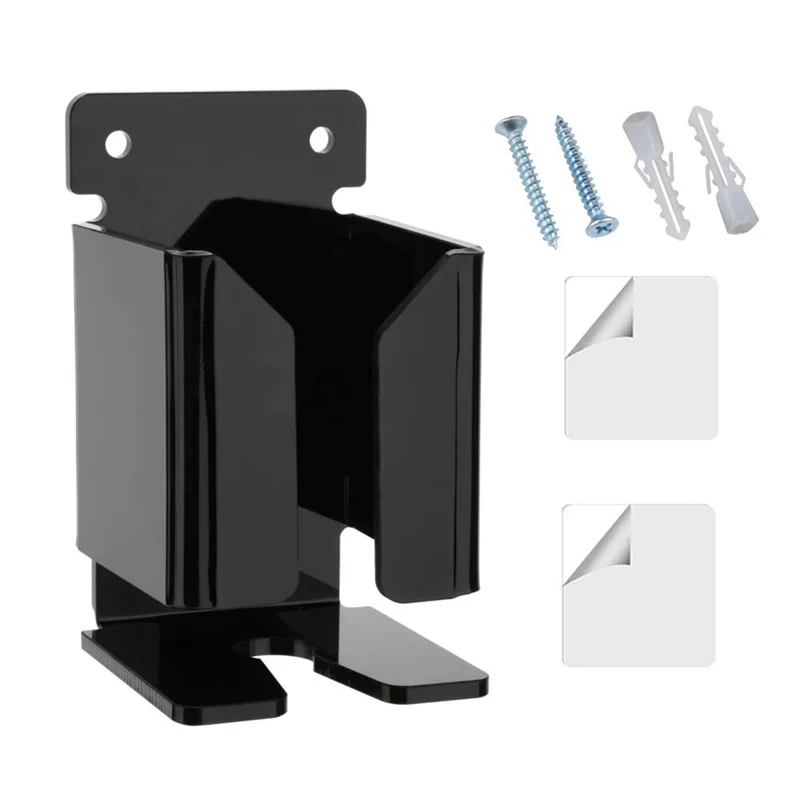 Electric Wall Mount Holder Acrylic Shaver Holder Hanger Shaver Organizer Men Bathroom Shower Storage,A