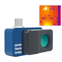 T7S+ Optional Magnetic Macro Lens Germanium 30-50mm Distance 93% Optical Transmittance 2*1mm Observation Easy Install